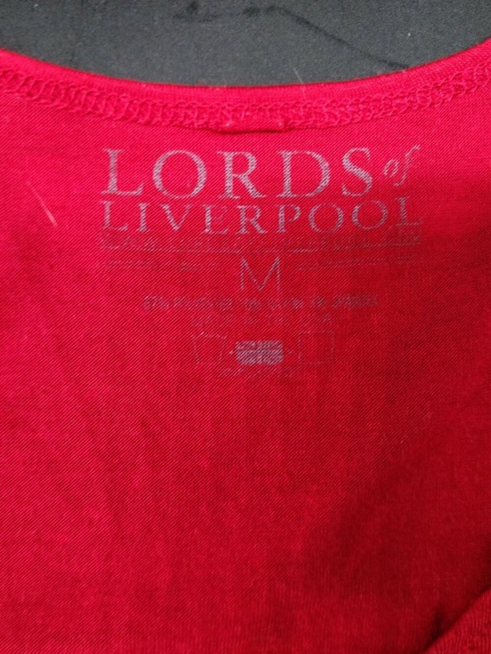 Revolution Tank Top Guitar Medium Red Rock Music Sleeveless Lords Of Liverpool - Picture 3 of 6